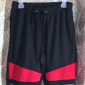 VIBES GOLD JOGGER SLIM STRAIGHT RED AND BLACK PANTS XL